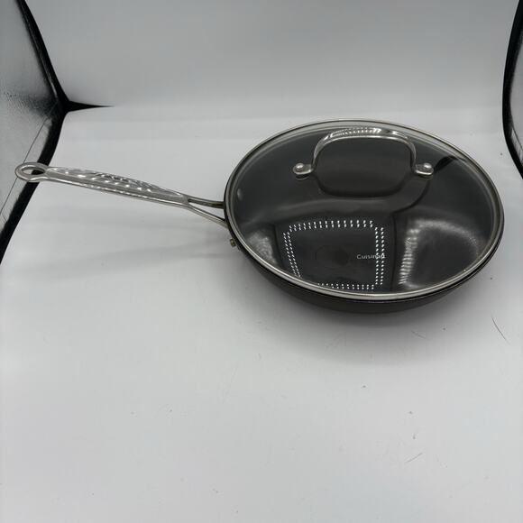Cuisinart 10" Skillet Frying Pan with Lid‎ 622-24 Classic Nonstick Black - Picture 1 of 10